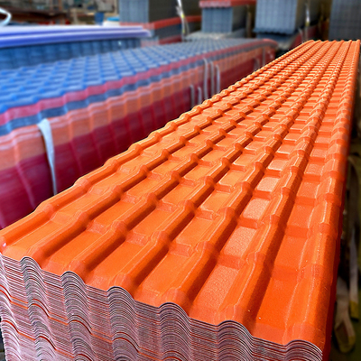 Sound Insulation 1050mm Synthetic Resin Roof Tile Environment Friendly Heat Insulation
