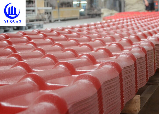 Villa Light Weight ASA Synthetic Resin Roof Tile 219mm Pitch