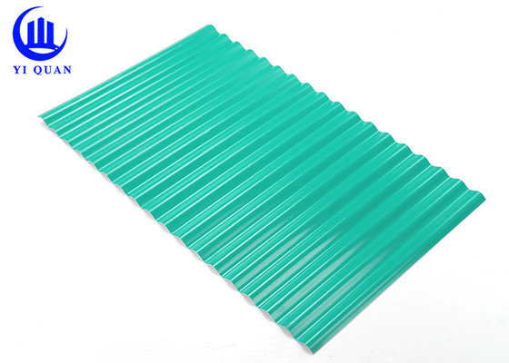 Colorful Fire Resistance PVC Roof Tiles 1130mm Width Easy To Install