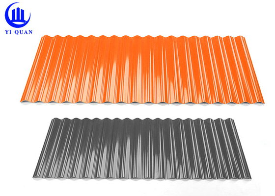 B1 Grade 1.0mm Thickness Plastic Roof Tiles Environmentally Friendly For Buildings