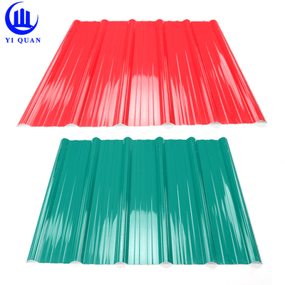 2.5mm Corrugated Lader Upvc Roofing Sheets For Factory Chemical Industry Easy Installation