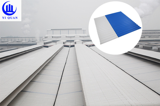 Easy Fast Installation PVC UPVC Plastic Roof Tiles For Wall Cladding Villa Warehouse