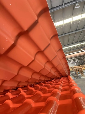 Easy To Install Resin Roof Tile Heat Insulation ASA Resin Tile Roof 2.5mm