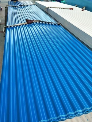 3.0mm Thickness PVC Roof Tiles Weather Resistance Roofing Sheets For Factory