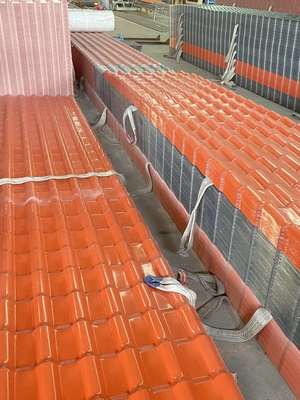 Long Lifespan ASA Synthetic Resin Roof Tile Color Lasting Fire Resistance