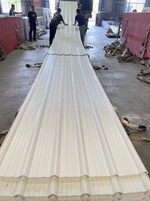 Corrugated Plastic PVC Roof Tiles Fire Resistance 2.0mm Thickness
