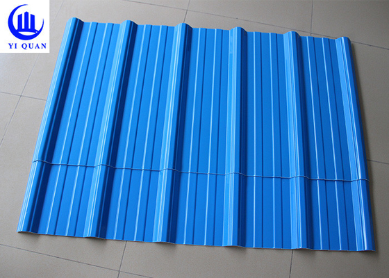 Heat Insulation PVC UPVC Roofing Tile Corrugated Solar Sheet For Workshop
