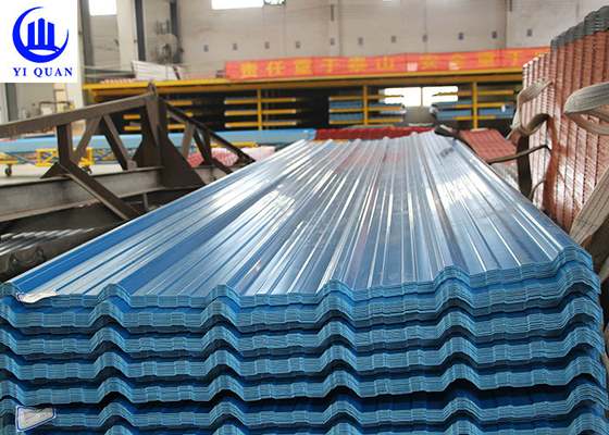 Soundproof Corrosion Resistant Plastic PVC Corrugated Roof Tile For Warehouse Sheds