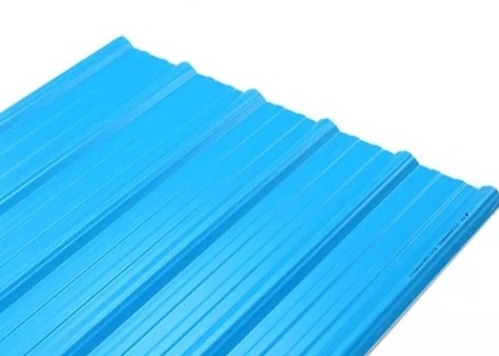 Noise Prevention Heat Insulation PVC Roofing Tiles  1130mm Width