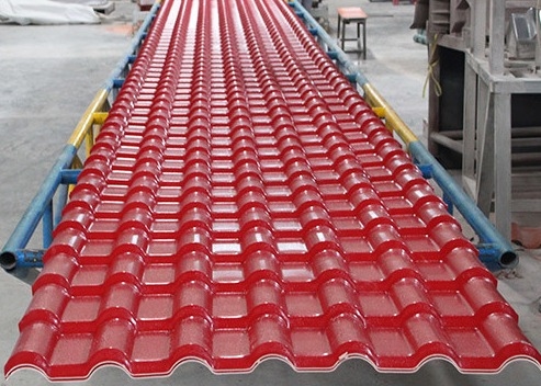 Decorative ASA Resin Roof Tile Panel For Building Roof Covering