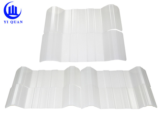Anti Corrosion PC PVC Transparent Roofing Sheets For Parking Cover Garden