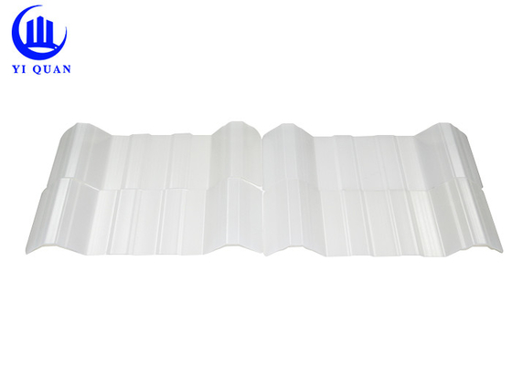Anti UV Light Weight Transparent Roofing Sheets Transulent PC PVC Skylight Roof Tile For Corridor Balcony