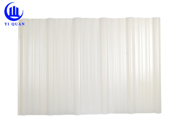Fast Installation Customized Corrugated Polycarbonate Glass Sheet For Sheds Villa