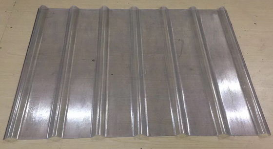 1130mm Width Fiberglass Roofing Sheet FRP Roof Tile For Skylight