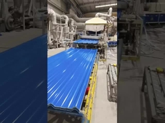 PVC plastic roof sheet producing